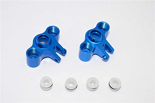 GPM for Traxxas 1/16 Mini E-Revo, Mini Slash, Mini Summit Aluminum Front/Rear Knuckle Arm - 1Pr Set Blue von GPM