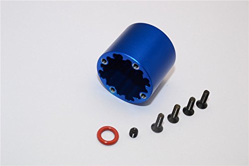 GPM for Axial Yeti XL Monster Buggy Aluminum Front Differential Case - 1Pc Set Blue von GPM