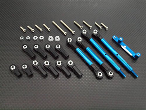 GPM for Tamiya CC01 Tuning Teile Aluminium Rear Adjustable Suspension Links - 4Pcs Set Blue von GPM