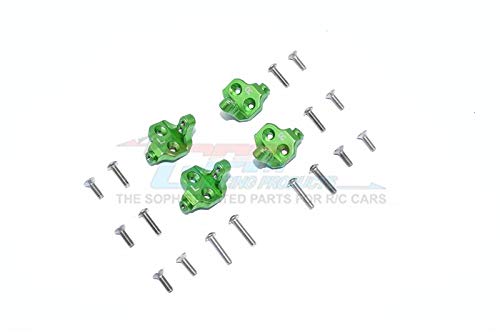 GPM for Tamiya Mercedes-Benz G500 CC-02 (#58675) Tuning Teile Aluminium Center Axle Mount Set for Suspension Links - 4Pc Set Green von GPM