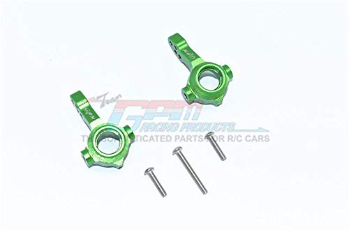 GPM for Tamiya Mercedes-Benz G500 CC-02 (#58675) Tuning Teile Aluminium Front Knuckle Arms - 2Pc Set Green von GPM