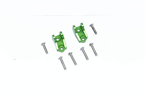 GPM for Tamiya Mercedes-Benz G500 CC-02 (#58675) Tuning Teile Aluminium Front Or Rear Lower Axle Mount Set for Suspension Links - 2Pc Set Green von GPM