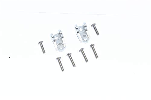 GPM for Tamiya Mercedes-Benz G500 CC-02 (#58675) Tuning Teile Aluminium Front Or Rear Lower Axle Mount Set for Suspension Links - 2Pc Set Silver von GPM