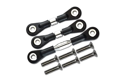 GPM for Tamiya TT-01 Tuning Teile Aluminium Completed Tie Rod with Screws - 3Pcs Set Silver von GPM