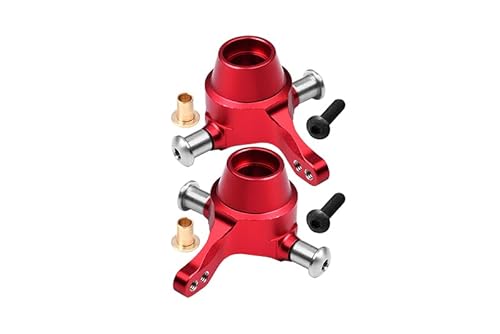 GPM for Tamiya TT-01 Tuning Teile Aluminium Front Knuckle Arm Set - 1Pr Red von GPM