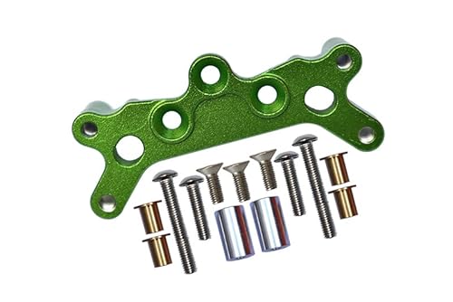 TT02B Tuning Teile Aluminium Front Damper Plate - 1Pc Green von GPM