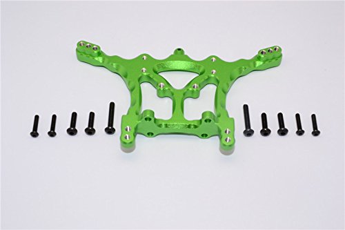 GPM for Traxxas Craniac/Skully/Bandit Aluminum Rear Shock Tower - 1Pc Set Green von GPM