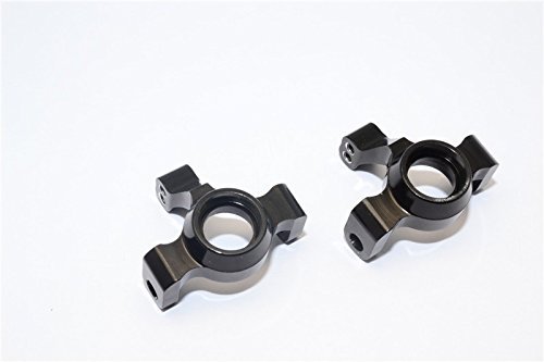 GPM Traxxas LaTrax Rally/SST/Teton Tuning Teile Aluminium Front Knuckle Arm - 1Pr Set Black von GPM