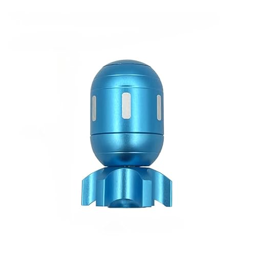 Spinning Fidget Toy, Schreibtischspielzeug, Atombombenkreisel, Fidget Spielzeug für Erwachsene, Coole Gadgets für Kinder, ADHS Stressabbau EDC Meditation Finger Spinning Spielzeug (Blau) von GQDGCU