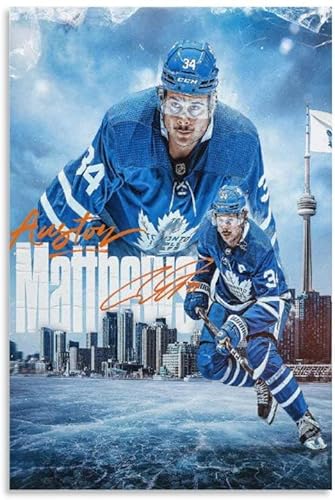 1000 Teile Puzzle Auston Matthews Poster Hockey Bild Holz Puzzle Erwachsene Stress Freisetzung Spiel 1000 Piece 29.5x19.6inch(75x50cm) Kein Rahmen von GQJXUANYU