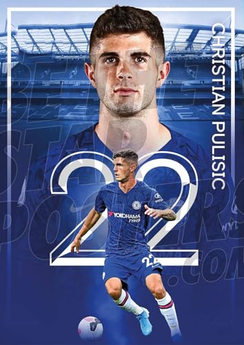 1000 Teile Puzzle Chelsea FC 2019/20 Christian Pulisic Holz Puzzle Erwachsene Stress Freisetzung Spiel 1000 Piece 29.5x19.6inch(75x50cm) Kein Rahmen von GQJXUANYU