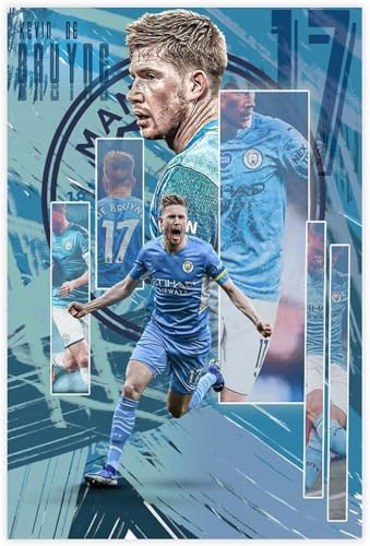 1000 Teile Puzzle Fußball, Sportler, Kevin De Bruyne Holz Puzzle Erwachsene Stress Freisetzung Spiel 1000 Piece 29.5x19.6inch(75x50cm) Kein Rahmen von GQJXUANYU