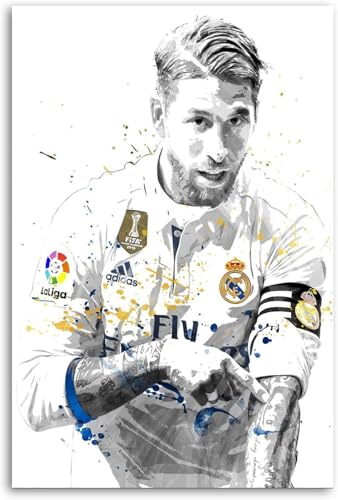 1000 Teile Puzzle Fußballspieler Sergio Ramos Holz Puzzle Erwachsene Stress Freisetzung Spiel 1000 Piece 29.5x19.6inch(75x50cm) Kein Rahmen von GQJXUANYU