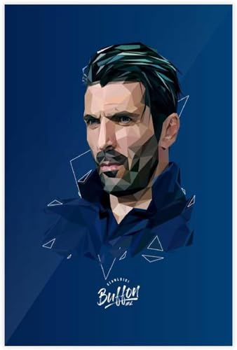 1000 Teile Puzzle Gianluigi Buffon Poster Fußball Holz Puzzle Erwachsene Stress Freisetzung Spiel 1000 Piece 29.5x19.6inch(75x50cm) Kein Rahmen von GQJXUANYU