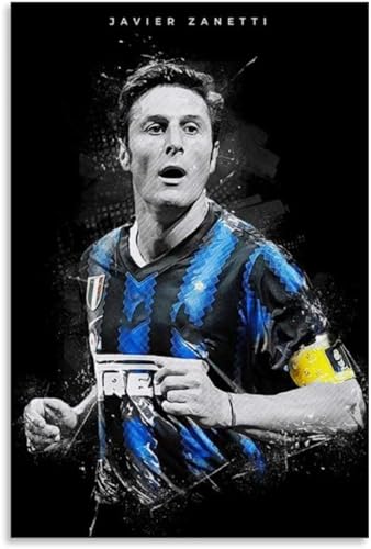 1000 Teile Puzzle Javier Zanetti Poster Fußball Football Sport Holz Puzzle Erwachsene Stress Freisetzung Spiel 1000 Piece 29.5x19.6inch(75x50cm) Kein Rahmen von GQJXUANYU