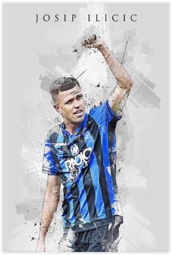 1000 Teile Puzzle Josip Ilicic Poster Fußballspieler Holz Puzzle Erwachsene Stress Freisetzung Spiel 1000 Piece 29.5x19.6inch(75x50cm) Kein Rahmen von GQJXUANYU