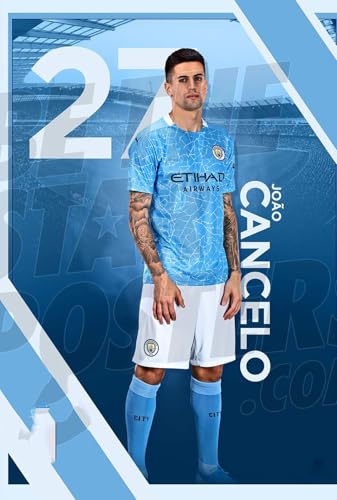 1000 Teile Puzzle Manchester City FC 2020/21 Joao Cancelo Holz Puzzle Erwachsene Stress Freisetzung Spiel 1000 Piece 29.5x19.6inch(75x50cm) Kein Rahmen von GQJXUANYU