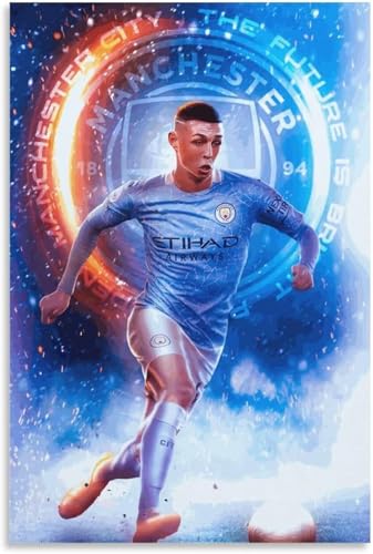 1000 Teile Puzzle Phil Foden Fußball Vintage Poster Holz Puzzle Erwachsene Stress Freisetzung Spiel 1000 Piece 29.5x19.6inch(75x50cm) Kein Rahmen von GQJXUANYU