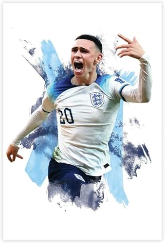 1000 Teile Puzzle Phil Foden – Weltmeisterschaft 2022 – Fußball Holz Puzzle Erwachsene Stress Freisetzung Spiel 1000 Piece 29.5x19.6inch(75x50cm) Kein Rahmen von GQJXUANYU