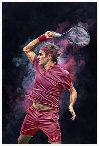 1000 Teile Puzzle Roger Federer 30 Holz Puzzle Erwachsene Stress Freisetzung Spiel 1000 Piece 29.5x19.6inch(75x50cm) Kein Rahmen von GQJXUANYU