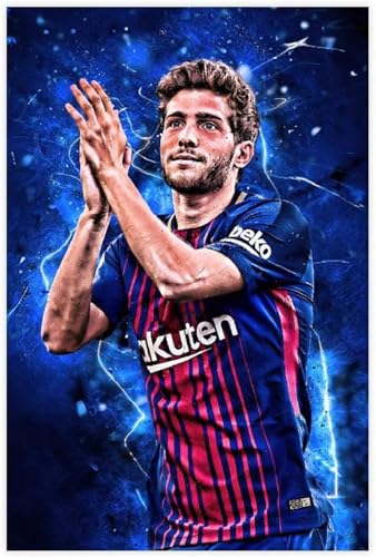 1000 Teile Puzzle Superstar-Fußballspieler Sergi Roberto Sport Holz Puzzle Erwachsene Stress Freisetzung Spiel 1000 Piece 29.5x19.6inch(75x50cm) Kein Rahmen von GQJXUANYU