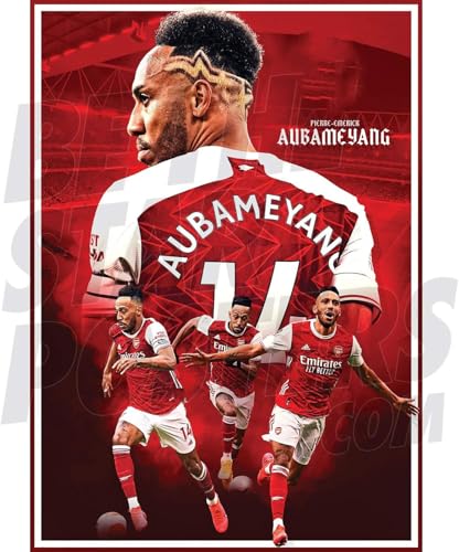 500 Teile Puzzle Arsenal FC 2020/21 Pierre-Emerick Aubameyang Fußball Holz Puzzle Erwachsene Stress Freisetzung Spiel 500 Piece 20.4x15inch(52x38cm) Kein Rahmen von GQJXUANYU