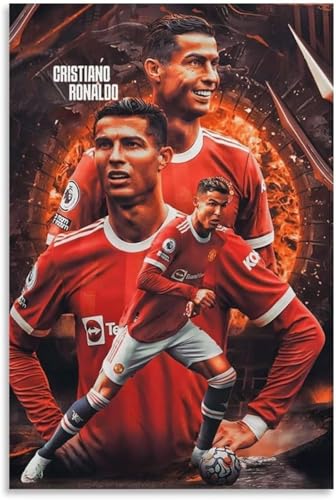 500 Teile Puzzle Cristiano Ronaldo Poster CR7 Fußballstar Holz Puzzle Erwachsene Stress Freisetzung Spiel 500 Piece 20.4x15inch(52x38cm) Kein Rahmen von GQJXUANYU