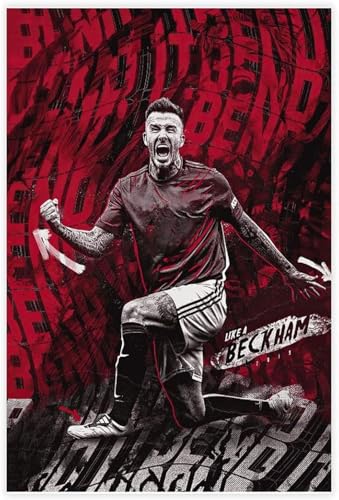 500 Teile Puzzle David Beckham Poster Fußball (5) Holz Puzzle Erwachsene Stress Freisetzung Spiel 500 Piece 20.4x15inch(52x38cm) Kein Rahmen von GQJXUANYU