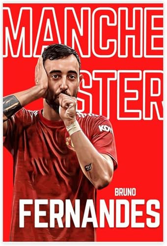 500 Teile Puzzle Fußball Poster Bruno Fernandes Holz Puzzle Erwachsene Stress Freisetzung Spiel 500 Piece 20.4x15inch(52x38cm) Kein Rahmen von GQJXUANYU