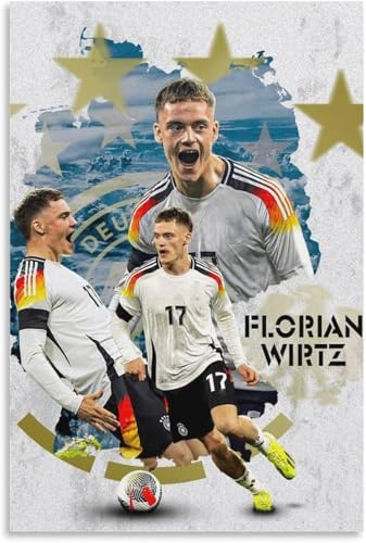 500 Teile Puzzle Fußballspieler Florian Wirtz Poster 1 Holz Puzzle Erwachsene Stress Freisetzung Spiel 500 Piece 20.4x15inch(52x38cm) Kein Rahmen von GQJXUANYU