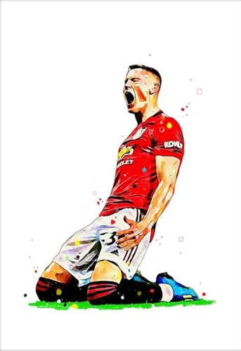 500 Teile Puzzle Manchester United - Man UTD - Scott MCTOMINAY Holz Puzzle Erwachsene Stress Freisetzung Spiel 500 Piece 20.4x15inch(52x38cm) Kein Rahmen von GQJXUANYU