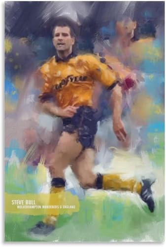 500 Teile Puzzle Steve Bull, Fußballspieler Holz Puzzle Erwachsene Stress Freisetzung Spiel 500 Piece 20.4x15inch(52x38cm) Kein Rahmen von GQJXUANYU