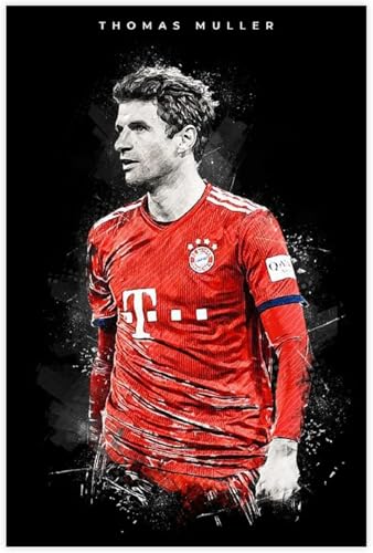 500 Teile Puzzle Thomas Müller Fußballspieler Holz Puzzle Erwachsene Stress Freisetzung Spiel 500 Piece 20.4x15inch(52x38cm) Kein Rahmen von GQJXUANYU