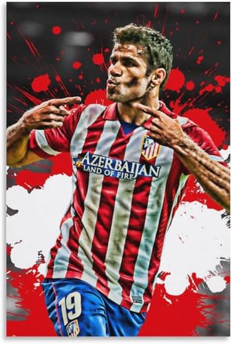 Holz Puzzle 1000 Teile Diego Costa, Fußballspieler, HD-Druck Puzzles für Erwachsene und Kinder anspruchsvoll 1000 Piece 29.5x19.6inch(75x50cm) Kein Rahmen von GQJXUANYU