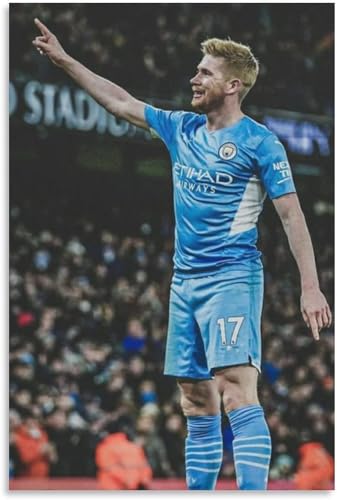 Holz Puzzle 1000 Teile Fußballposter Kevin De Bruyne Puzzles für Erwachsene anspruchsvoll 1000 Piece 29.5x19.6inch(75x50cm) Kein Rahmen von GQJXUANYU