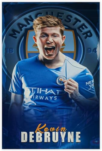 Holz Puzzle 1000 Teile Kevin De Bruyne Fußball Poster Sport Spieler Puzzles für Erwachsene anspruchsvoll 1000 Piece 29.5x19.6inch(75x50cm) Kein Rahmen von GQJXUANYU