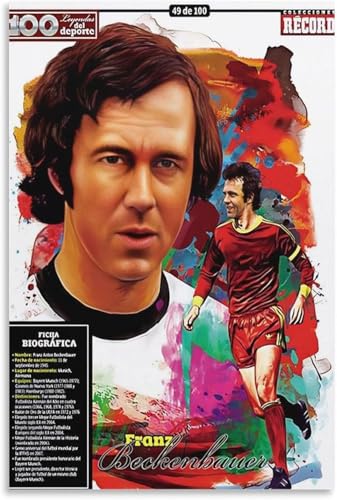 Holz Puzzle 1000 Teile Legendary Football Player Franz Beckenbauer (6) Puzzles für Erwachsene anspruchsvoll 1000 Piece 29.5x19.6inch(75x50cm) Kein Rahmen von GQJXUANYU