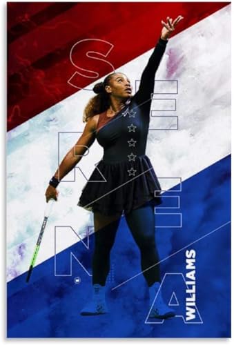 Holz Puzzle 1000 Teile Serena Williams Poster Tennis Sport 47 Puzzles für Erwachsene anspruchsvoll 1000 Piece 29.5x19.6inch(75x50cm) Kein Rahmen von GQJXUANYU