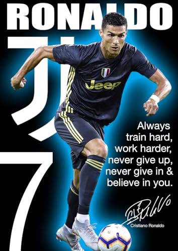 Holz Puzzle 500 Teile Ronaldo Juventus Motivations - 2018 Puzzles für Erwachsene anspruchsvoll 500 Piece 20.4x15inch(52x38cm) Kein Rahmen von GQJXUANYU