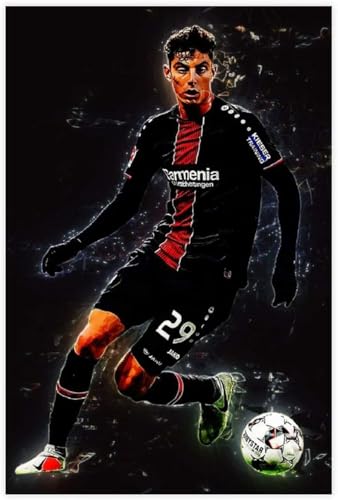 Holz Puzzle 500 Teile Superstar Spieler Kai Havertz Fußball Sport Puzzles für Erwachsene anspruchsvoll 500 Piece 20.4x15inch(52x38cm) Kein Rahmen von GQJXUANYU