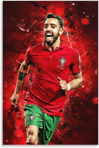 Puzzle 1000 Teile Erwachsene Bruno Fernandes HD Gedruckter Fußballsport Holz Puzzles Stress Freisetzung Spiel 1000 Piece 29.5x19.6inch(75x50cm) Kein Rahmen von GQJXUANYU