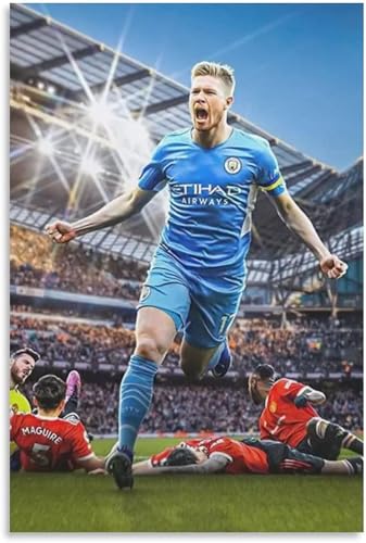 Puzzle 1000 Teile Erwachsene Kevin De Bruyne Poster Heißer Fußball Holz Puzzles Stress Freisetzung Spiel 1000 Piece 29.5x19.6inch(75x50cm) Kein Rahmen von GQJXUANYU