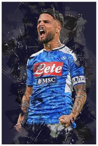 Puzzle 1000 Teile Erwachsene Lorenzo Insigne Poster Fußball Fußball Kunst Holz Puzzles Stress Freisetzung Spiel 1000 Piece 29.5x19.6inch(75x50cm) Kein Rahmen von GQJXUANYU