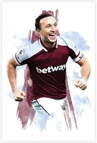 Puzzle 1000 Teile Erwachsene Mark Noble - Fußballspieler Poster Holz Puzzles Stress Freisetzung Spiel 1000 Piece 29.5x19.6inch(75x50cm) Kein Rahmen von GQJXUANYU