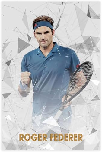 Puzzle 1000 Teile Erwachsene Roger Federer 15 Leinwandposter Holz Puzzles Stress Freisetzung Spiel 1000 Piece 29.5x19.6inch(75x50cm) Kein Rahmen von GQJXUANYU