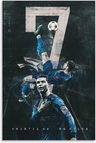 Puzzle 1000 Teile Erwachsene und Kinder Fußballposter Cristiano Ronaldo Holz Puzzles Stress Freisetzung Spiel 1000 Piece 29.5x19.6inch(75x50cm) Kein Rahmen von GQJXUANYU