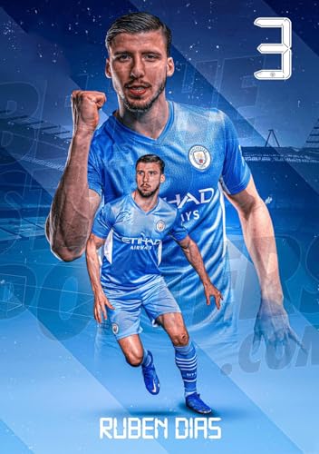 Puzzle 1000 Teile Erwachsene und Kinder Man City FC Dias Aktion 21/22 Poster Holz Puzzles Stress Freisetzung Spiel 1000 Piece 29.5x19.6inch(75x50cm) Kein Rahmen von GQJXUANYU