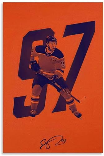 Puzzle 500 Teile Erwachsene Connor Mc-David Poster Hockey Bild （1 ） Holz Puzzles Stress Freisetzung Spiel 500 Piece 20.4x15inch(52x38cm) Kein Rahmen von GQJXUANYU