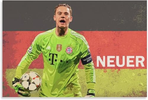 Puzzle 500 Teile Erwachsene Manuel Neuer, Deutscher Fußballspieler und Torwart Holz Puzzles Stress Freisetzung Spiel 500 Piece 20.4x15inch(52x38cm) Kein Rahmen von GQJXUANYU