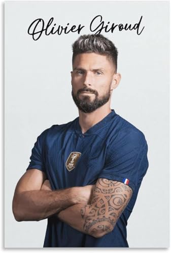 Puzzle 500 Teile Erwachsene Olivier Giroud 2, Fußballspieler in HD-Druck Holz Puzzles Stress Freisetzung Spiel 500 Piece 20.4x15inch(52x38cm) Kein Rahmen von GQJXUANYU